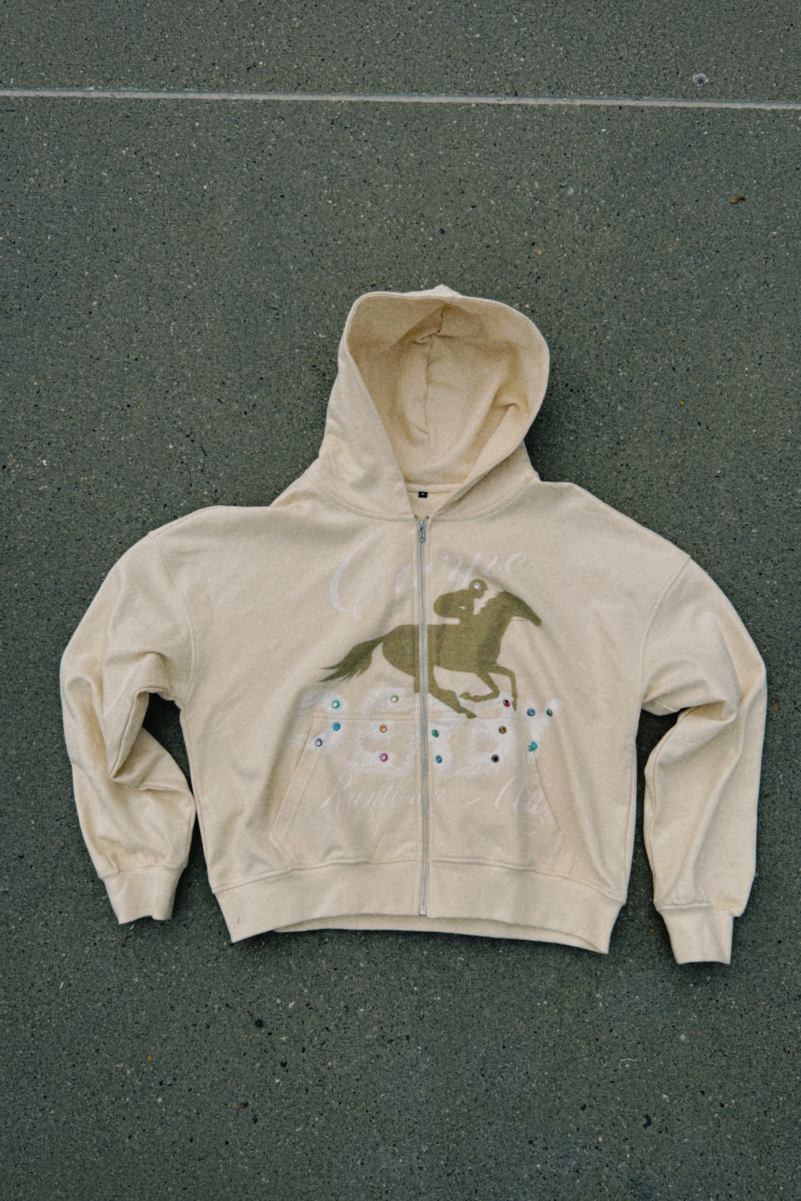 Cream Derby Hoodie