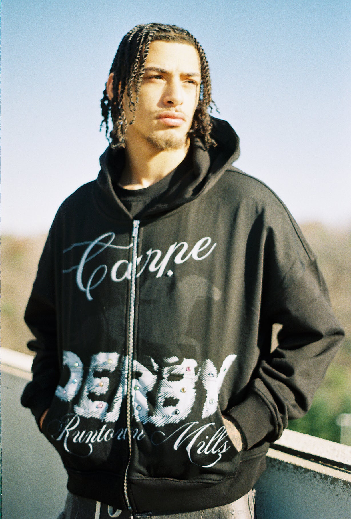 Black Derby Hoodie