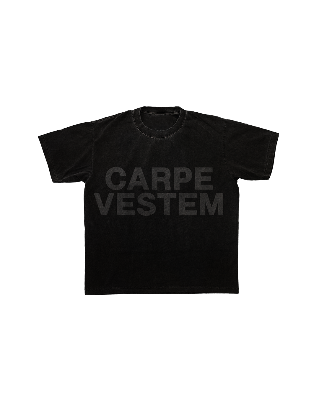 Black On Black Mirror Tee