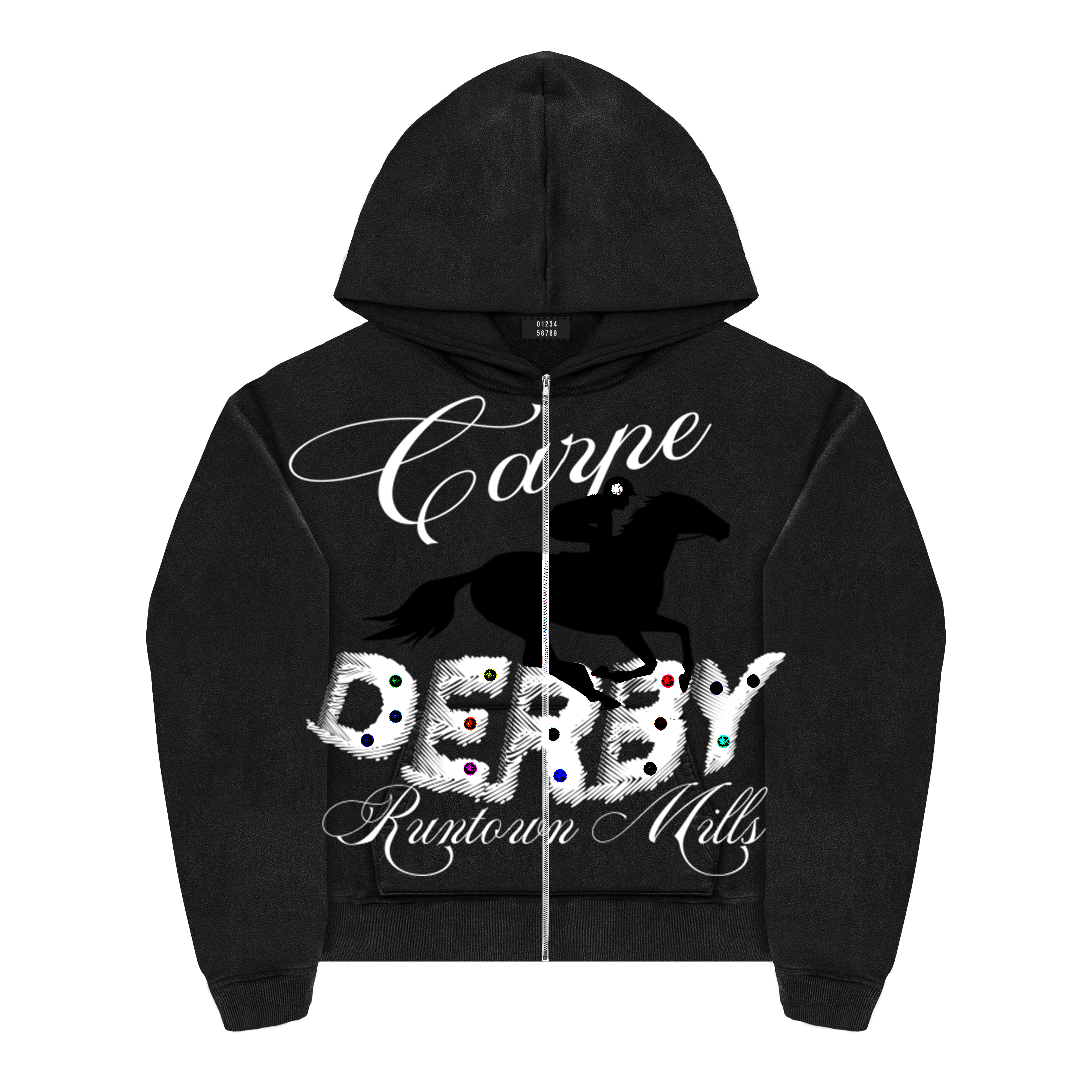Black Derby Hoodie