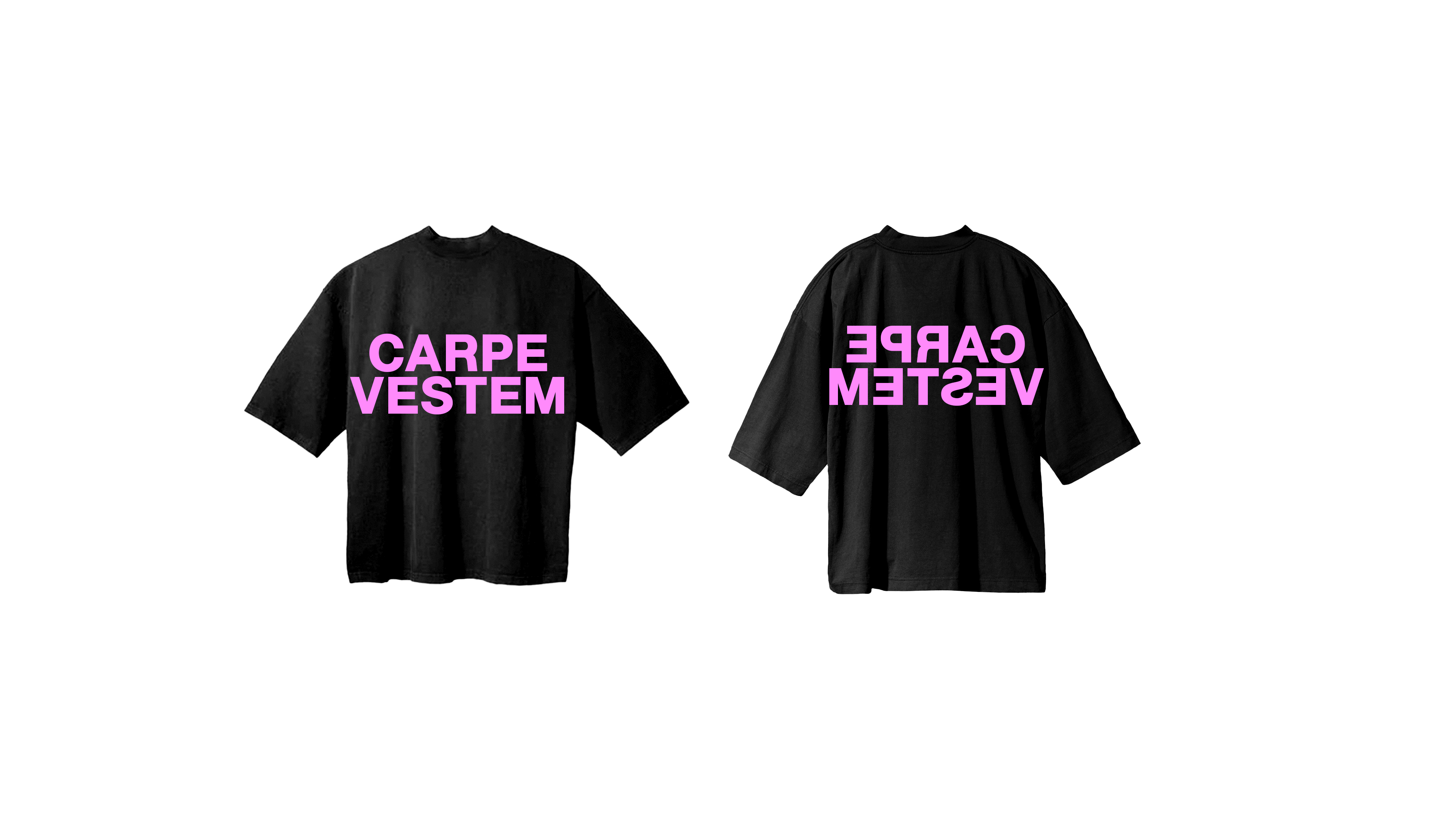 Black & Pink Mirror Tee