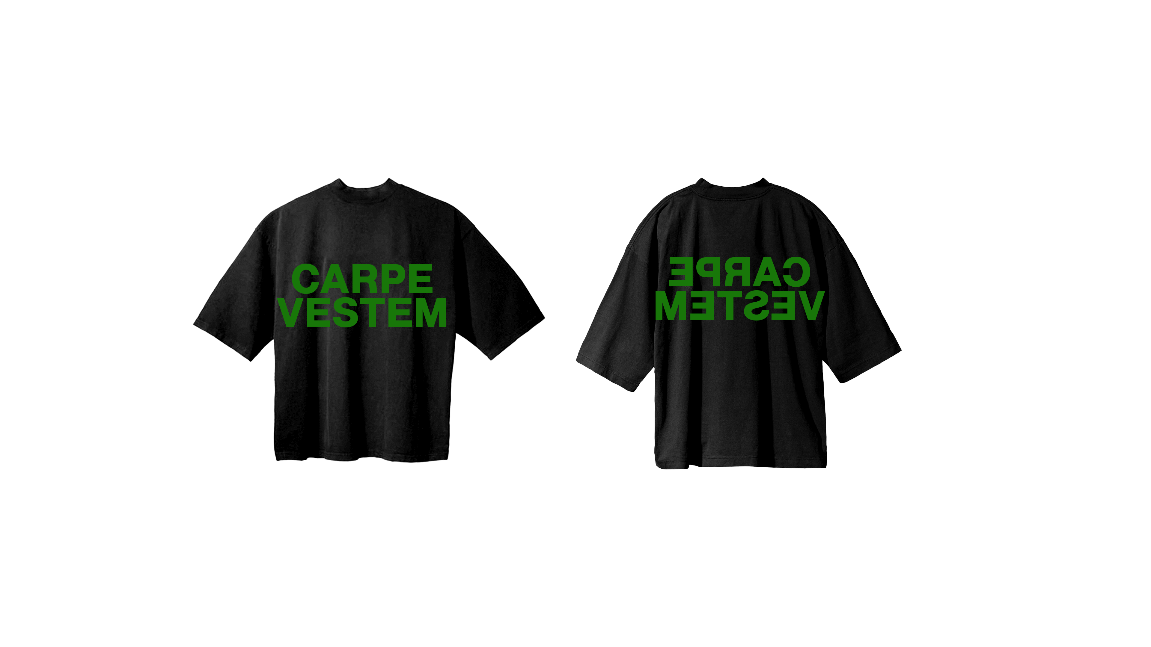 Black & Green Mirror Tee